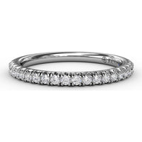 Pavé Set Round Diamond Anniversary Band by Fana - 0.28 Carat Total Diamond Weight