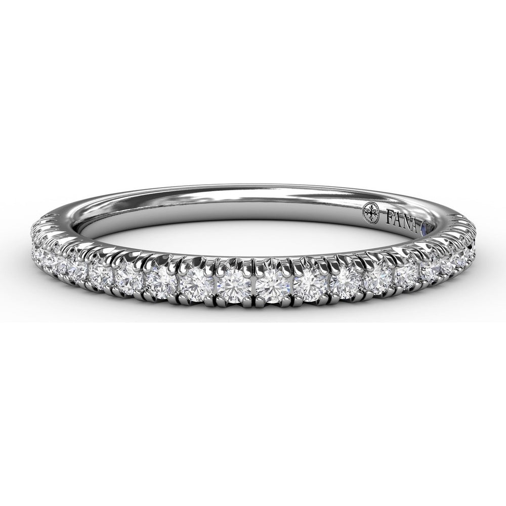 Pavé Set Round Diamond Anniversary Band by Fana - 0.28 Carat Total Diamond Weight