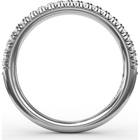 Pavé Set Round Diamond Anniversary Band by Fana - 0.28 Carat Total Diamond Weight