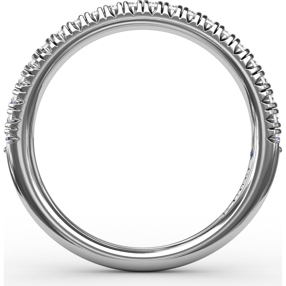 Pavé Set Round Diamond Anniversary Band by Fana - 0.28 Carat Total Diamond Weight