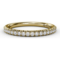 Pavé Set Round Diamond Anniversary Band by Fana - 0.28 Carat Total Diamond Weight