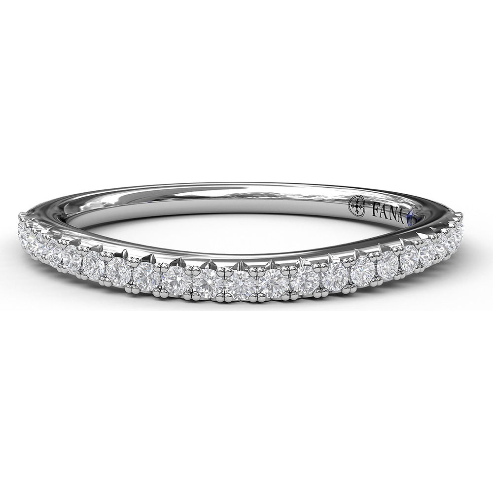 Pavé Set Round Diamond Band by Fana - 0.21 Carat Total Diamond Weight