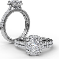 Pavé Set Round Diamond Wedding Band by Fana - 0.20 Carat Total Diamond Weight