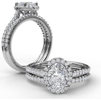 Pavé Set Round Diamond Wedding Band by Fana - 0.20 Carat Total Diamond Weight