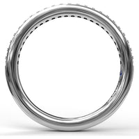 Pavé Set Round Diamond Wedding Band by Fana - 0.20 Carat Total Diamond Weight