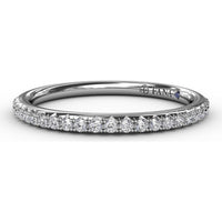 Pavé Set Round Diamond Wedding Band by Fana - 0.21 Carat Total Diamond Weight