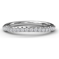 Pavé Set Round Diamond Wedding Band by Fana - 0.22 Carat Total Diamond Weight