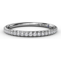 Pavé Set Round Diamond Wedding Band by Fana - 0.22 Carat Total Diamond Weight