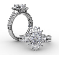 Pavé Set Round Diamond Wedding Band by Fana - 0.22 Carat Total Diamond Weight