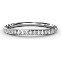 Pavé Set Round Diamond Wedding Band by Fana - 0.26 Carat Total Diamond Weight
