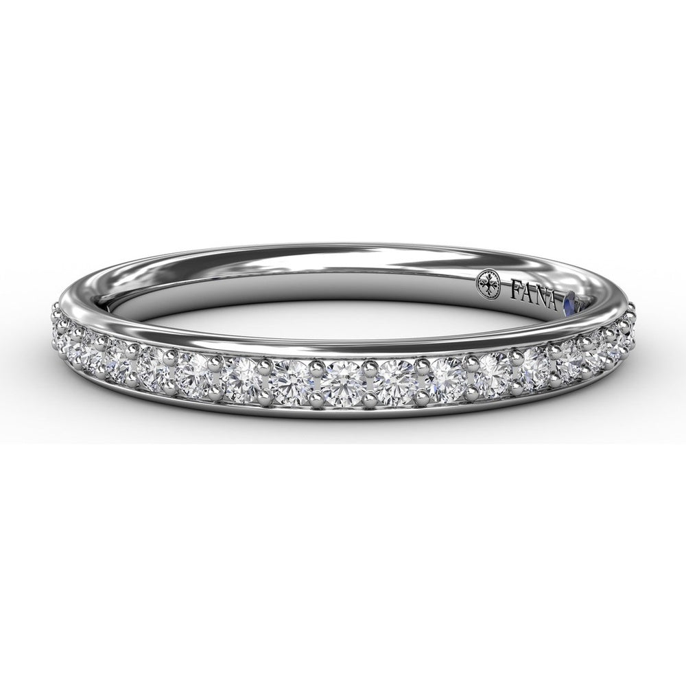Pavé Set Round Diamond Wedding Band by Fana - 0.26 Carat Total Diamond Weight