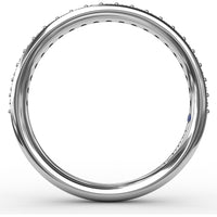 Pavé Set Round Diamond Wedding Band by Fana - 0.26 Carat Total Diamond Weight