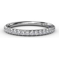 Pavé Set Round Diamond Wedding Band by Fana - 0.28 Carat Total Diamond Weight