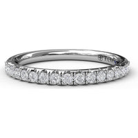 Pavé Set Round Diamond Wedding Band by Fana - 0.29 Carat Total Diamond Weight