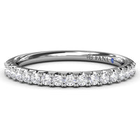 Pavé Set Round Diamond Wedding Band by Fana - 0.29 Carat Total Diamond Weight