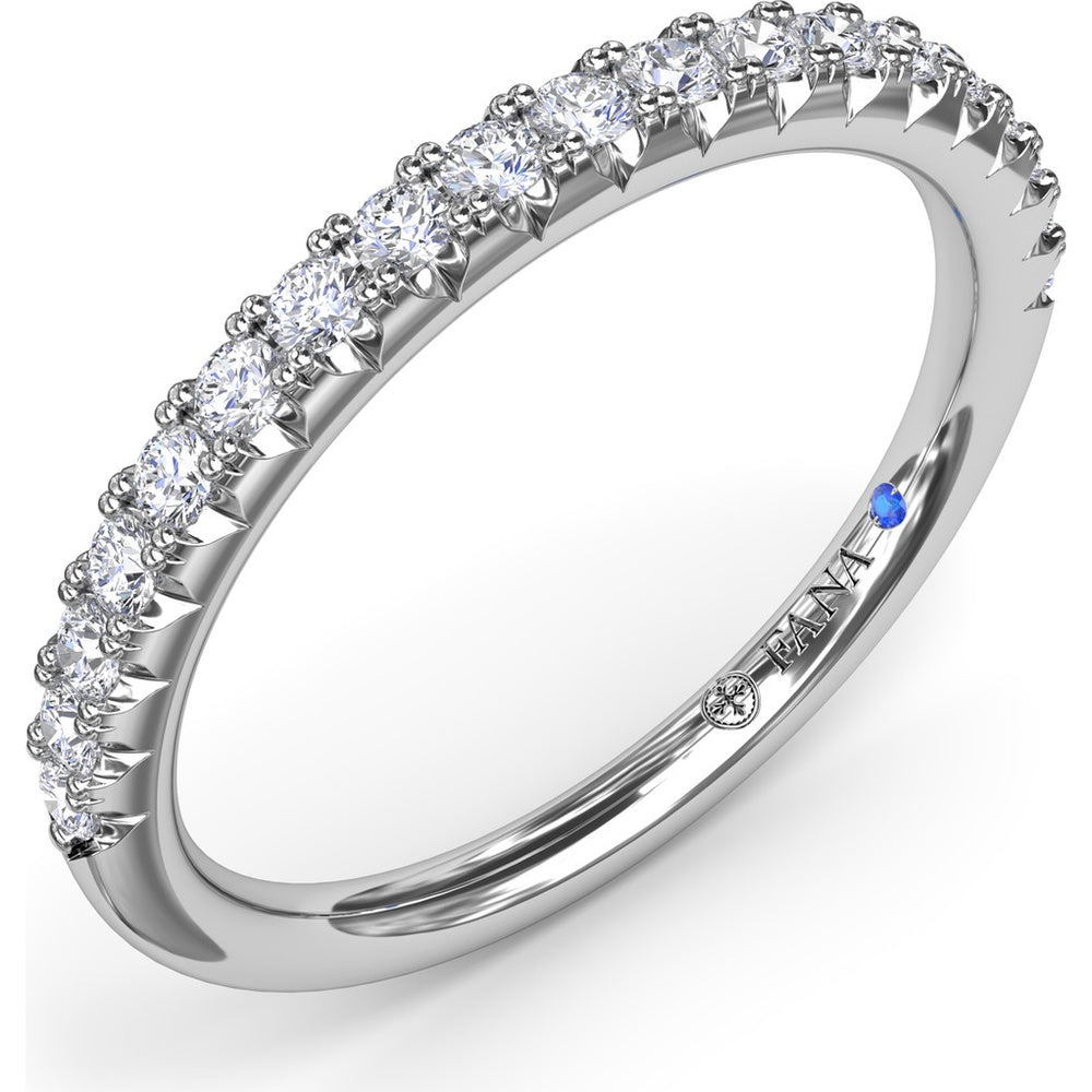 Pavé Set Round Diamond Wedding Band by Fana - 0.29 Carat Total Diamond Weight