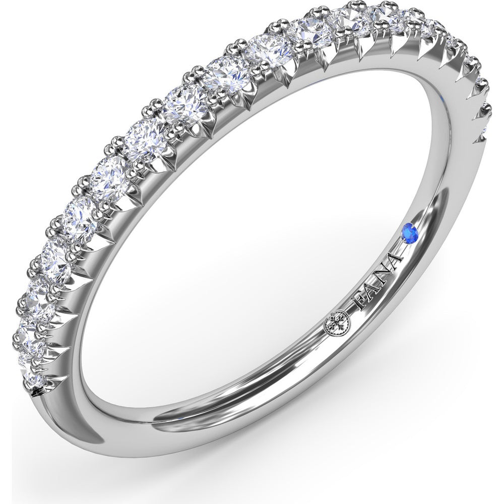 Pavé Set Round Diamond Wedding Band by Fana - 0.29 Carat Total Diamond Weight