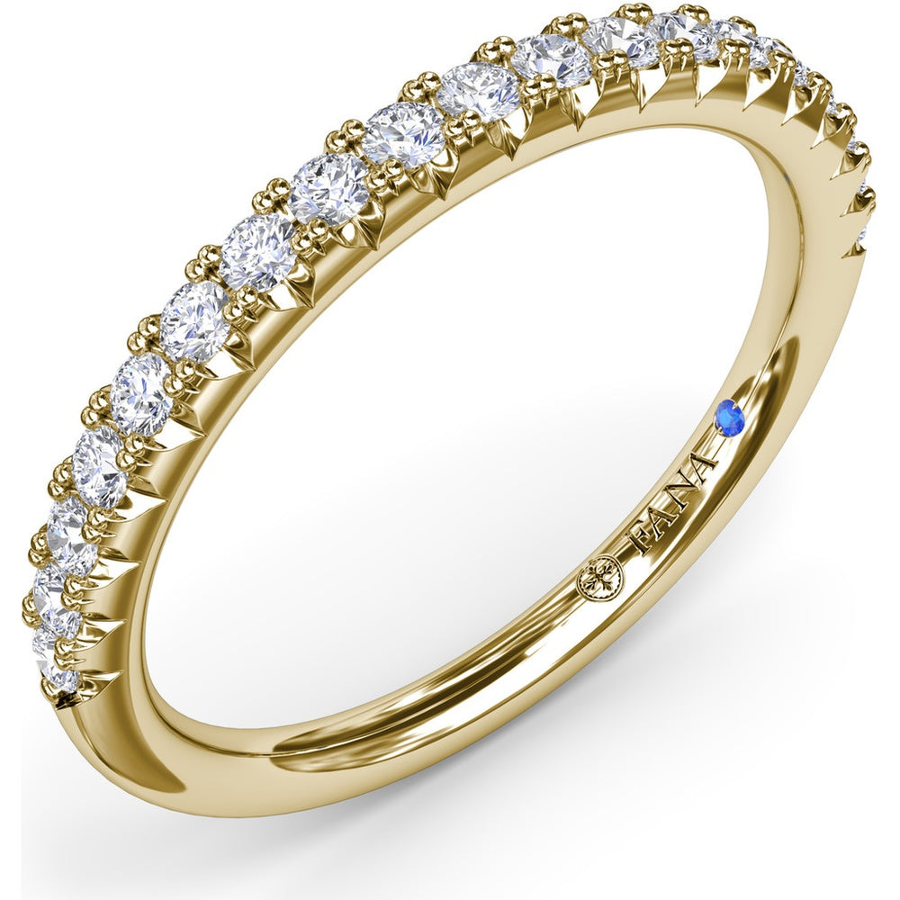 Pavé Set Round Diamond Wedding Band by Fana - 0.29 Carat Total Diamond Weight