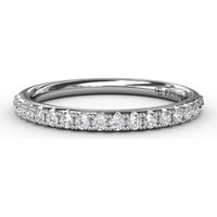 Pavé Set Round Diamond Wedding Band by Fana - 0.30 Carat Total Diamond Weight