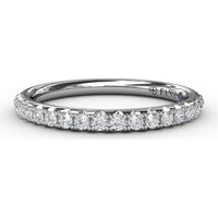 Pavé Set Round Diamond Wedding Band by Fana - 0.30 Carat Total Diamond Weight
