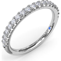 Pavé Set Round Diamond Wedding Band by Fana - 0.30 Carat Total Diamond Weight