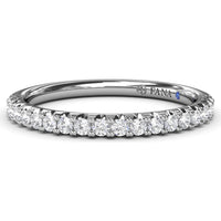 Pavé Set Round Diamond Wedding Band by Fana - 0.30 Carat Total Diamond Weight