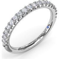 Pavé Set Round Diamond Wedding Band by Fana - 0.30 Carat Total Diamond Weight