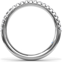 Pavé Set Round Diamond Wedding Band by Fana - 0.30 Carat Total Diamond Weight