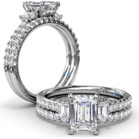 Pavé Set Round Diamond Wedding Band by Fana - 0.30 Carat Total Diamond Weight