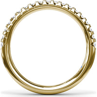 Pavé Set Round Diamond Wedding Band by Fana - 0.30 Carat Total Diamond Weight