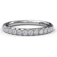 Pavé Set Round Diamond Wedding Band by Fana - 0.32 Carat Total Diamond Weight