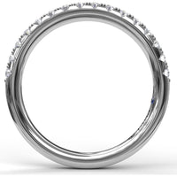 Pavé Set Round Diamond Wedding Band by Fana - 0.32 Carat Total Diamond Weight