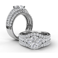 Pavé Set Round Diamond Wedding Band by Fana - 0.32 Carat Total Diamond Weight
