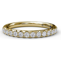 Pavé Set Round Diamond Wedding Band by Fana - 0.32 Carat Total Diamond Weight