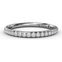 Pavé Set Round Diamond Wedding Band by Fana - 0.33 Carat Total Diamond Weight