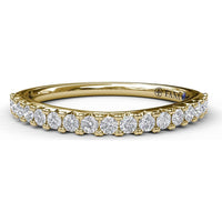 Pavé Set Round Diamond Wedding Band by Fana - 0.34 Carat Total Diamond Weight
