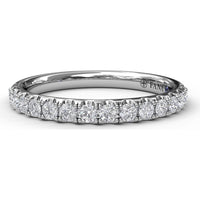 Pavé Set Round Diamond Wedding Band by Fana - 0.40 Carat Total Diamond Weight
