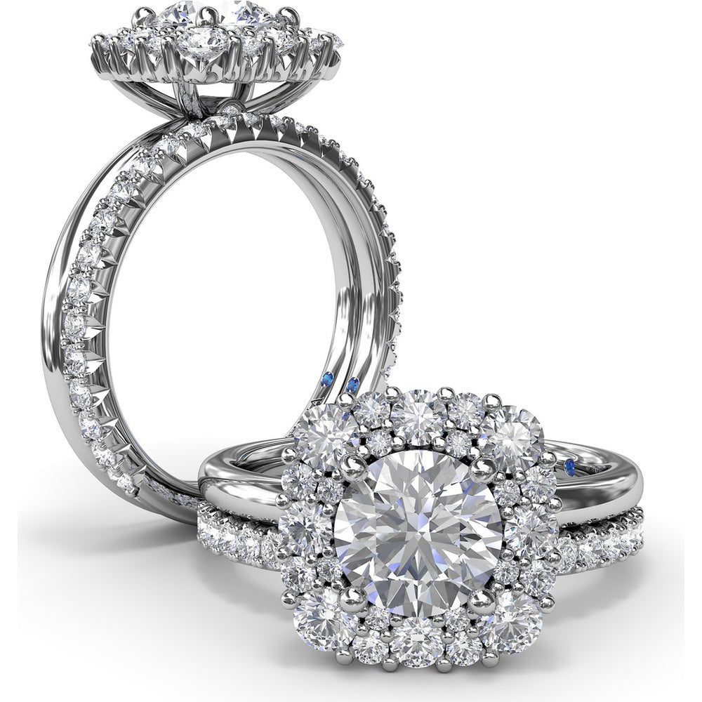 Pavé Set Round Diamond Wedding Band by Fana - 0.45 Carat Total Diamond Weight
