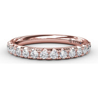 Pavé Set Round Diamond Wedding Band by Fana - 0.48 Carat Total Diamond Weight