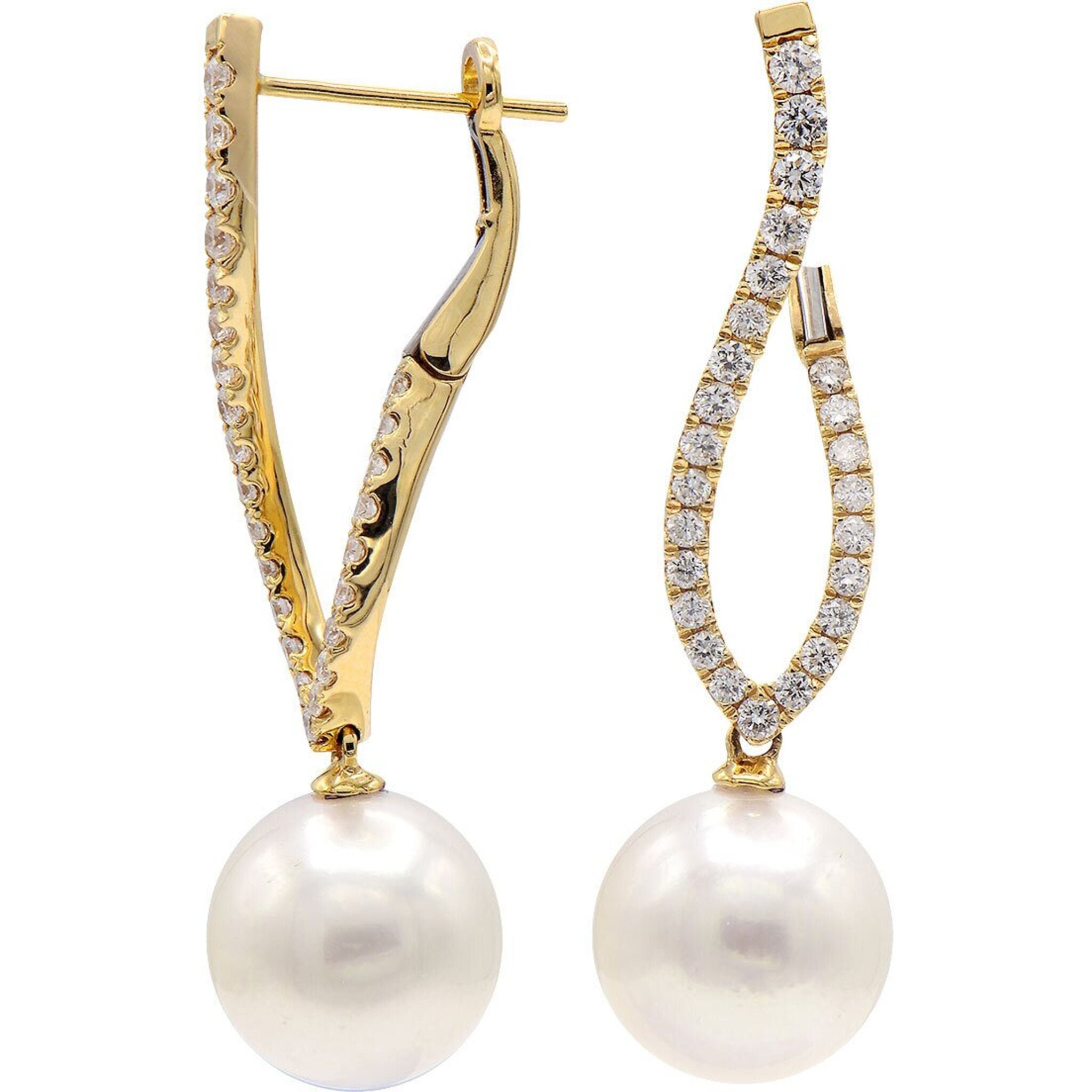Buy Fashion Jeweliery | Pearl & Beads Embellished American Diamond Drop  Earrings | C-123-SP-22-16 | Cilory.com