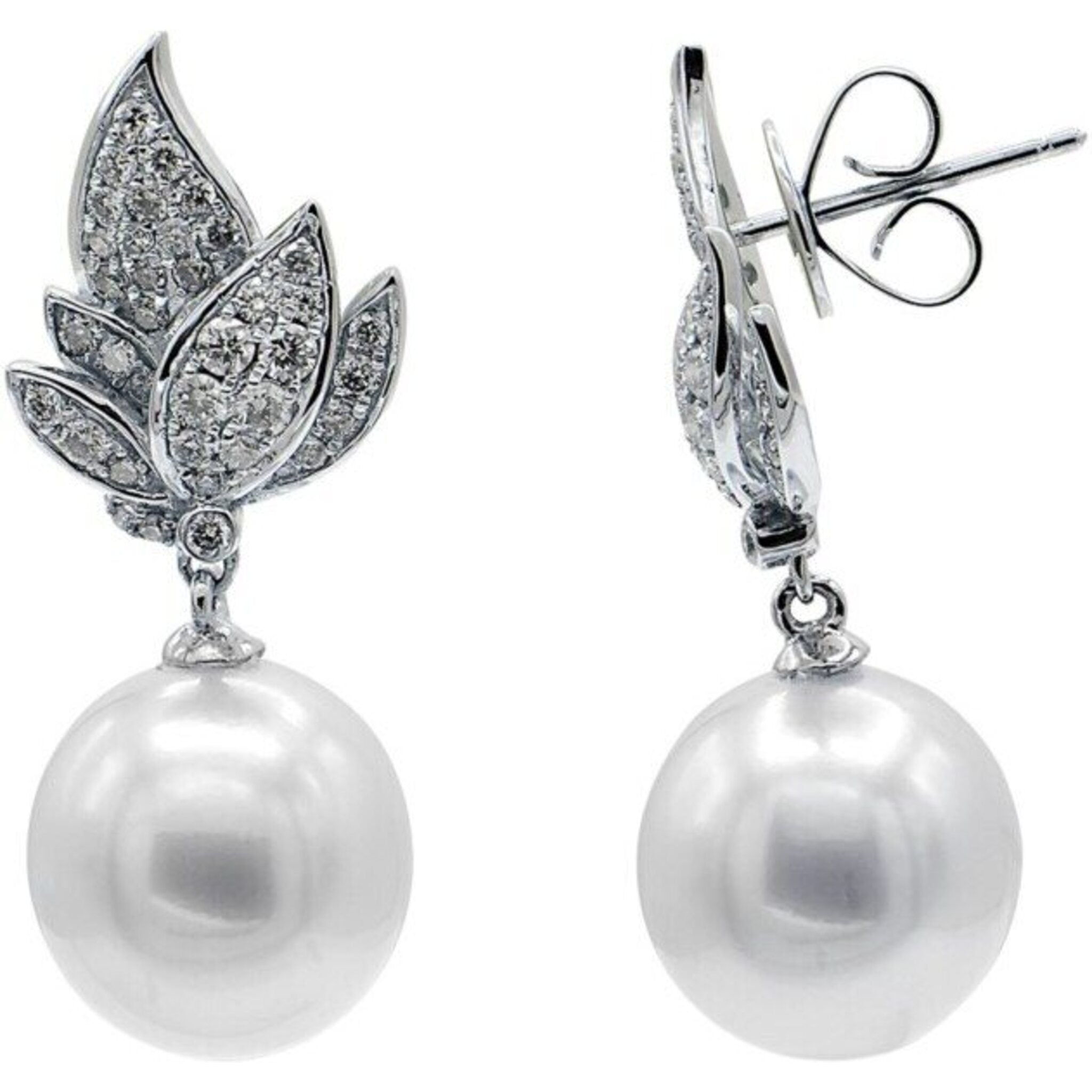 Confetti Pearl & Diamond Drop Earrings – Briony Raymond New York