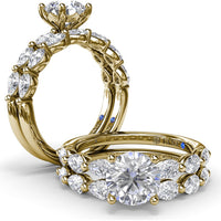 Perfectionist Pear Diamond Wedding Band by Fana - 0.63 Carat Total Diamond Weight