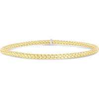 Phillip Gavriel 14K Yellow Gold 3mm Popcorn Stretch Bracelet - Polished Finish