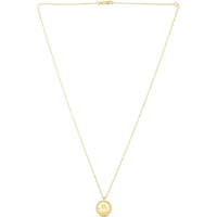 Phillip Gavriel 14K Yellow Gold Scorpio Zodiac Pendant Necklace with Italian Cable Chain - 18" Extendable