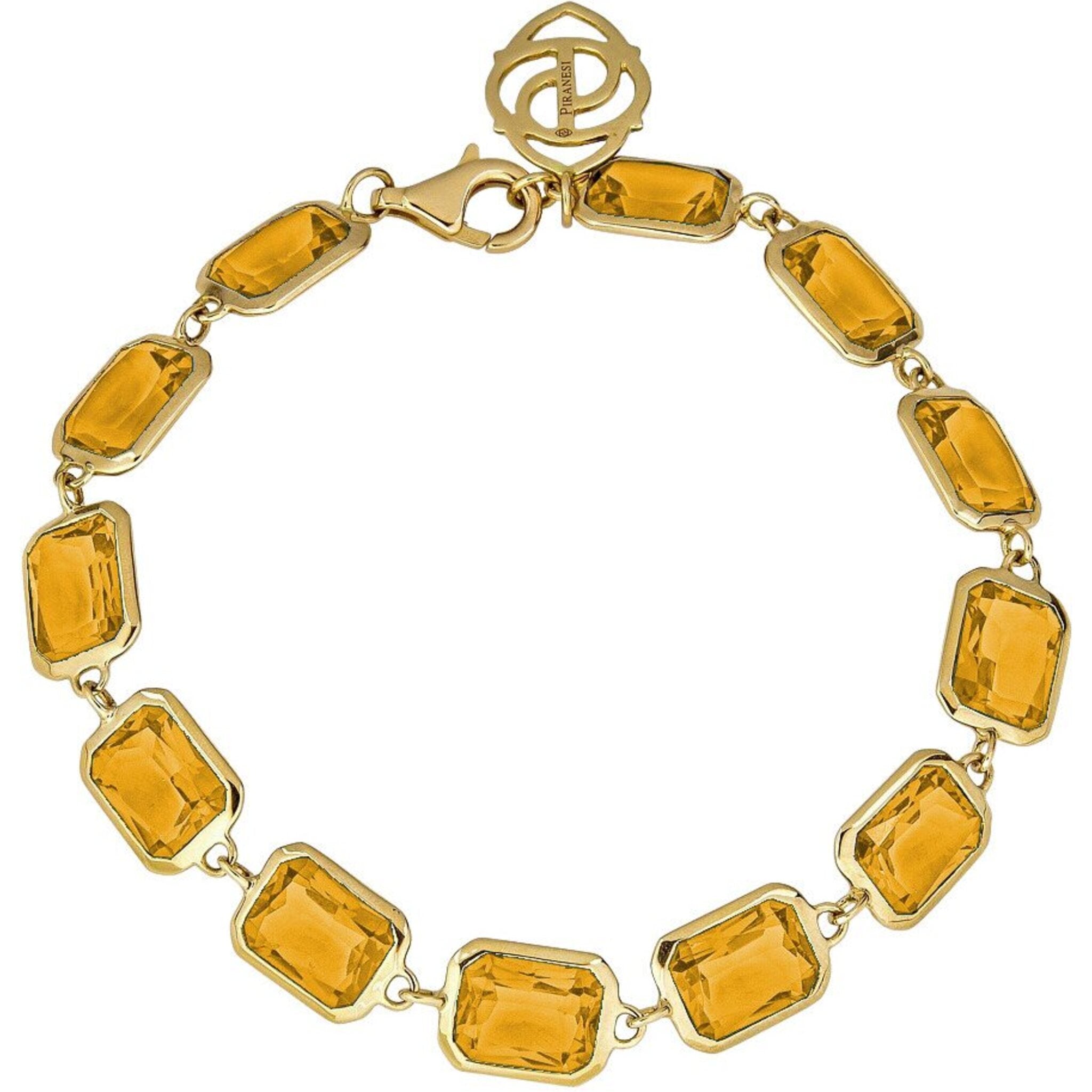 dark yellow Gemstone Citrine Bracelet, Size: Free Size at Rs 150/piece in  Khambhat