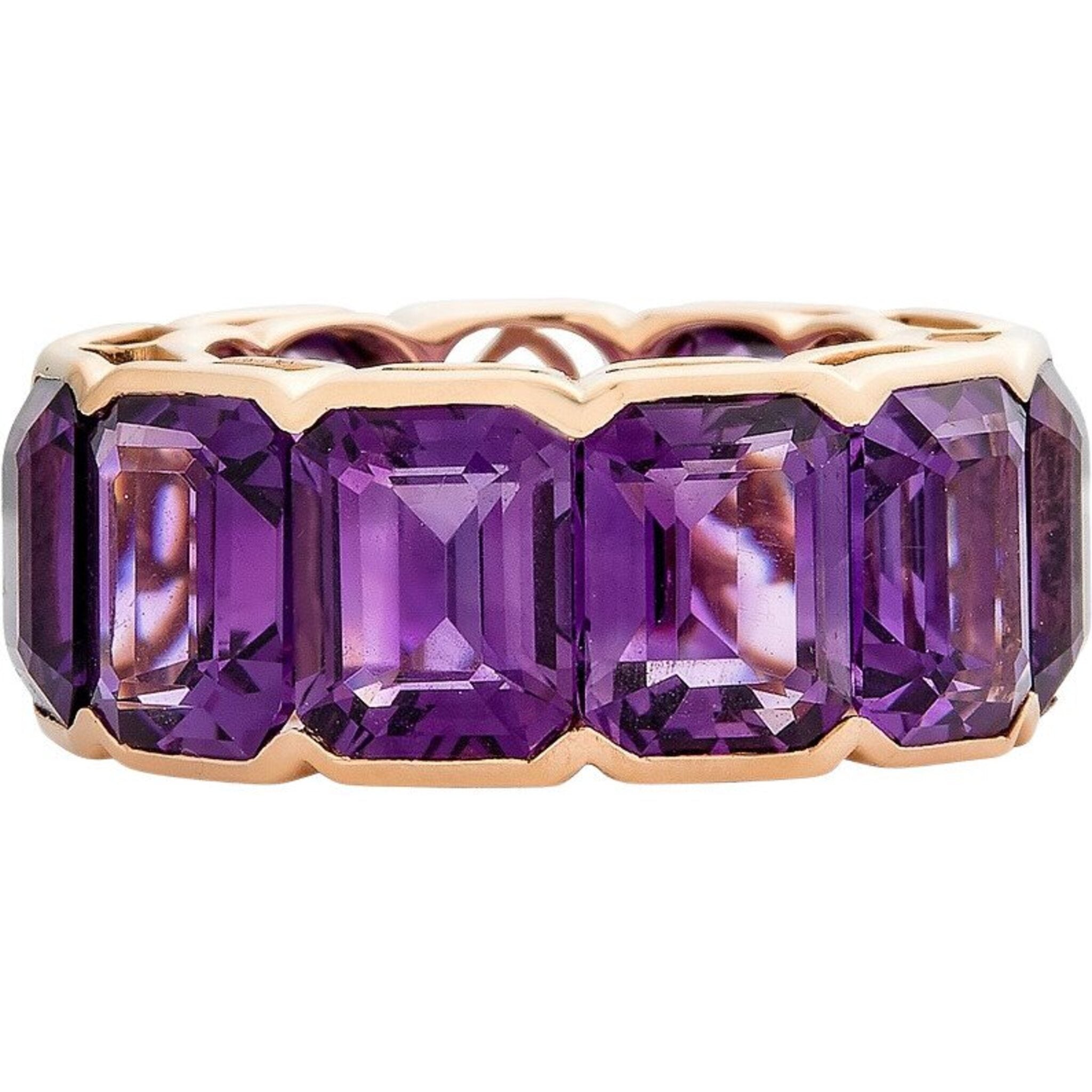 Amethyst on sale eternity band