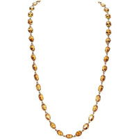 Piranesi - Pietra Oval Chain Necklace in Citrine - 18K Yellow Gold