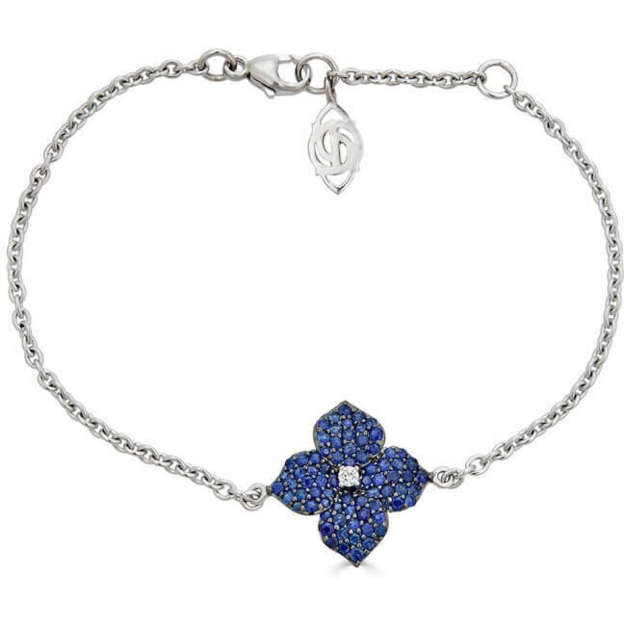 Piranesi Mosaique Small Flower Bracelet Blue Sapphire