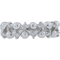 Platinum 0.20 Carat Two Row Diamond Band - Classic and Modern Luxury