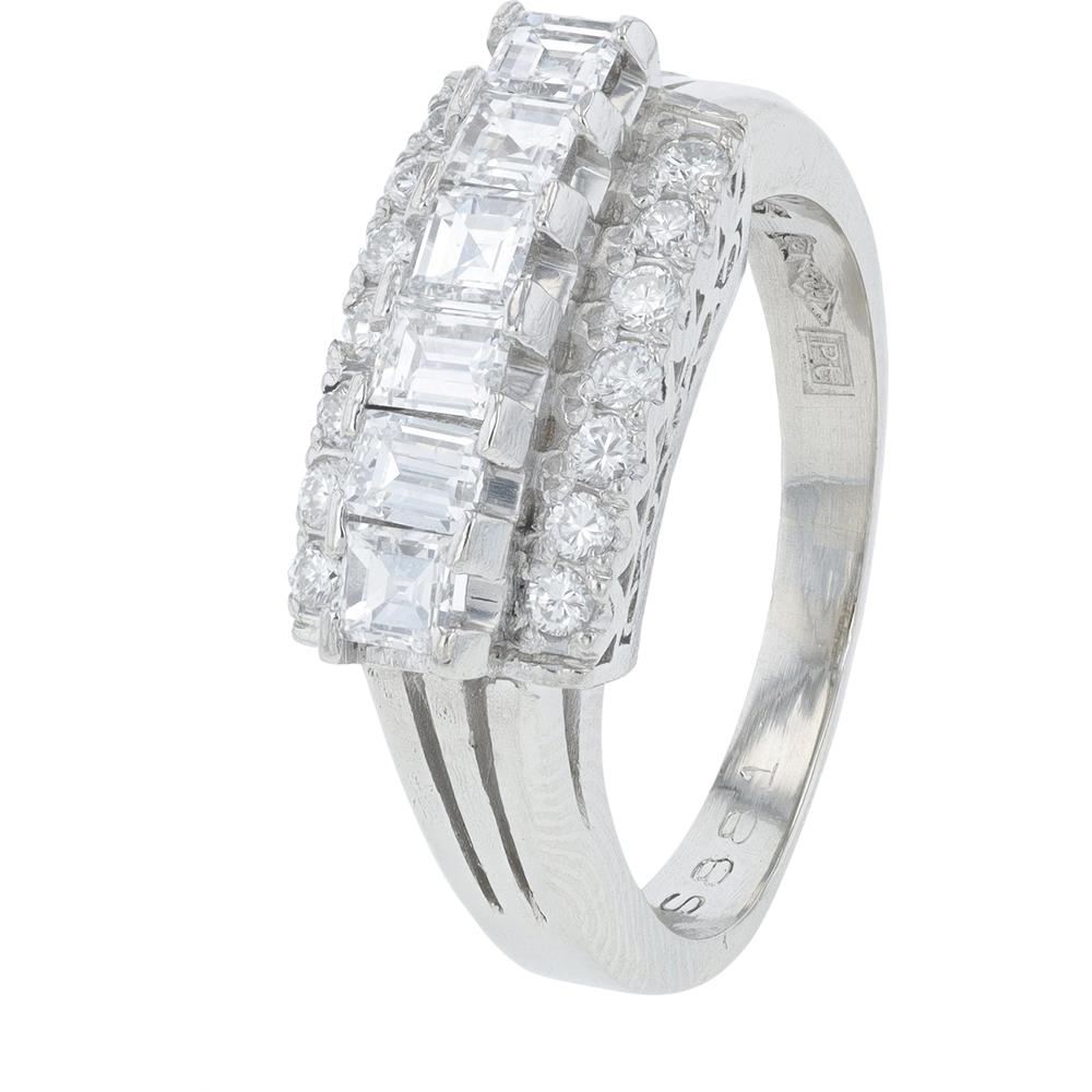 Platinum 0.75 Carat Diamond Band - Elegant Luxury in Platinum and Diamonds